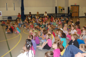 assembly of kids