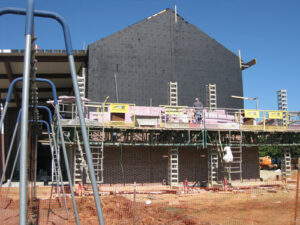 Central Manor Renovations side of the building