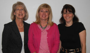 Johnna Friedman (right), Pamela Price and Donna Wert (left)