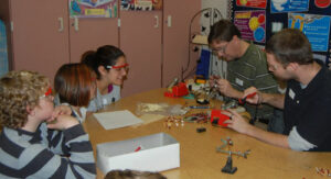 Millersville University students work with 5th grade classes at Conestoga Elementary