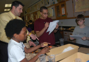 Manor Middle School Mr. Reustle and Seventh Grade Students