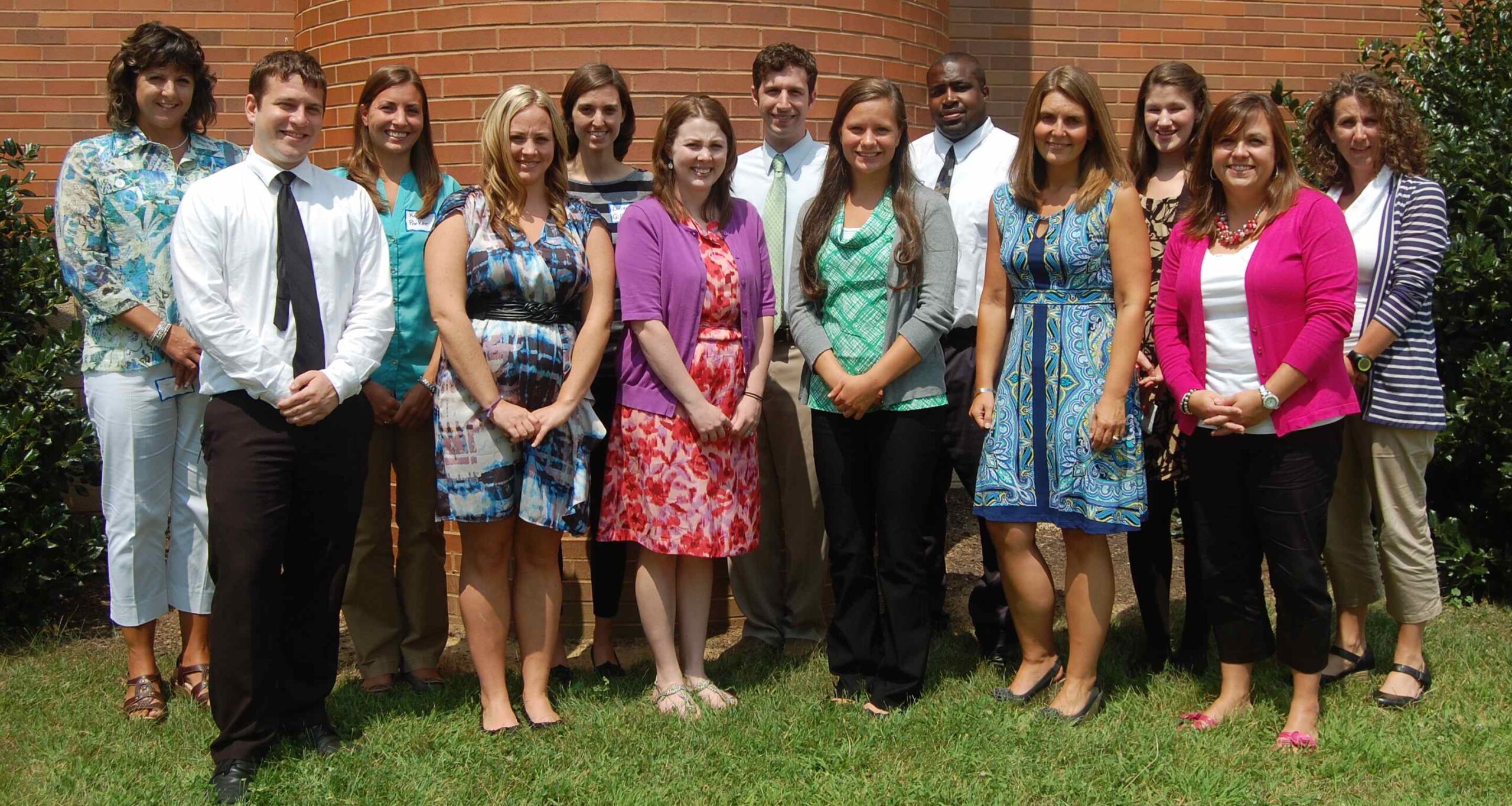 Pictured are, from left,  Diana Garber (high school math), Josh Bressler (high school physics), Karen Parker (Central Manor grade 1), Christina Beard (Manor Middle learning support), Lorien Gilbert,(Central Manor grade 6), Caitlyn Zechman (high school chemistry), Ben Pongracz (high school math), Hannah Wright (Conestoga/Martic/Pequea art), Brandon Way (high school learning support), Emily Wise (Central Manor AST), Catie Zalit (Marticville Middle math), Meridith Eckroat (Conestoga grade 5), and Amy Flores (Central Manor AST).