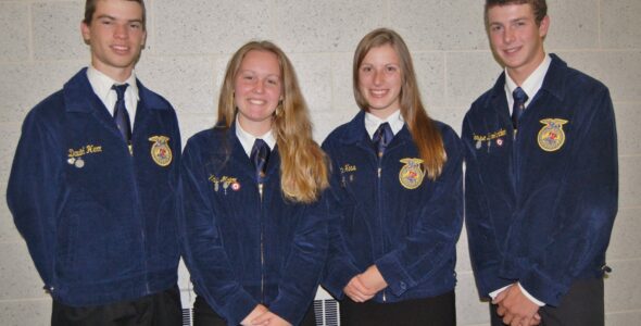 L-R: David Herr, Kayla Major, Katie Hess, Jesse Burkholder