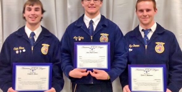 American FFA American degree winners