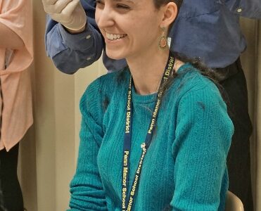 Lorien Gilbert gets her head shaved