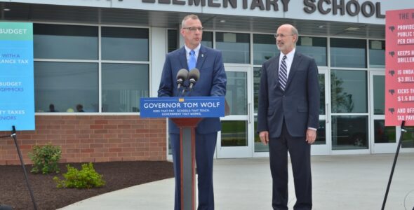 Dr. Leichliter introduces Governor Wolf