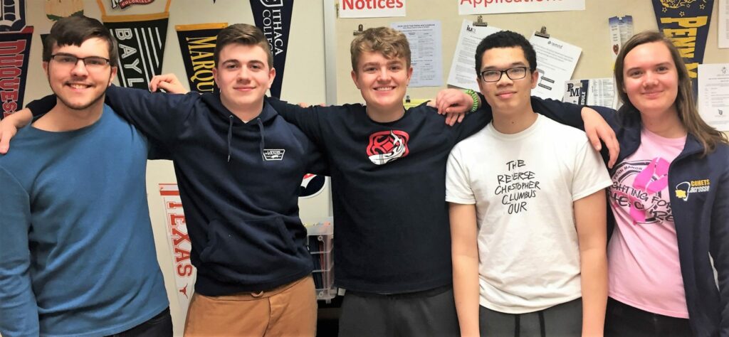 Quiz bowl team members