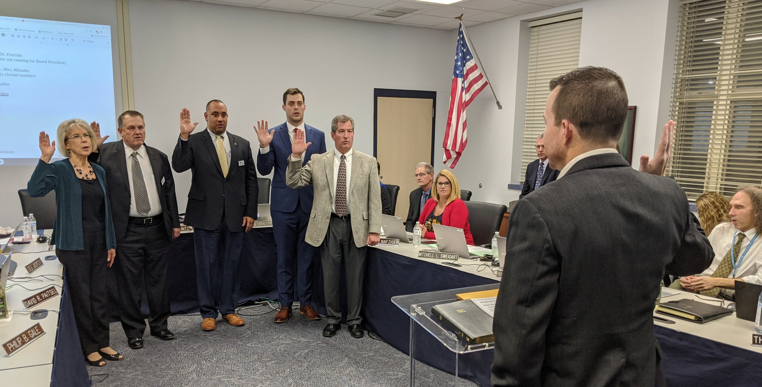 Five sworn in to serve on Penn Manor school board