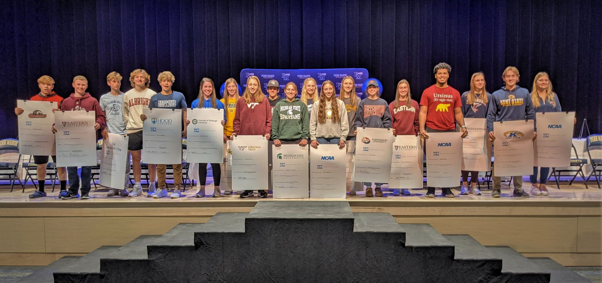 21 student athletes honored at Penn Manor’s National Signing Day