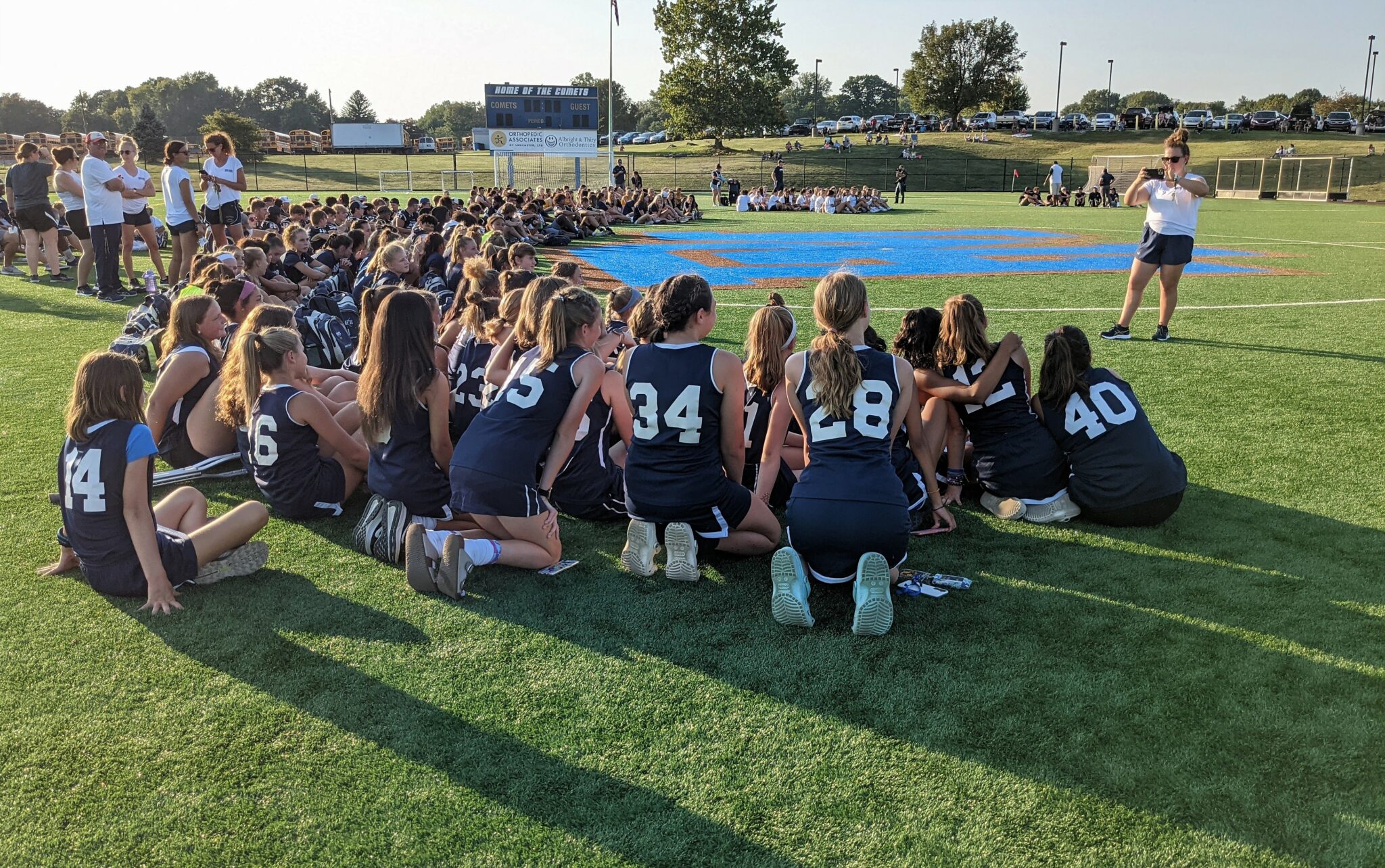 Photo of field hockey team