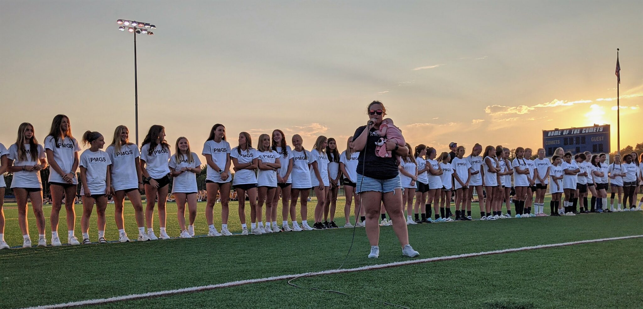 Photo of girls' soccer team