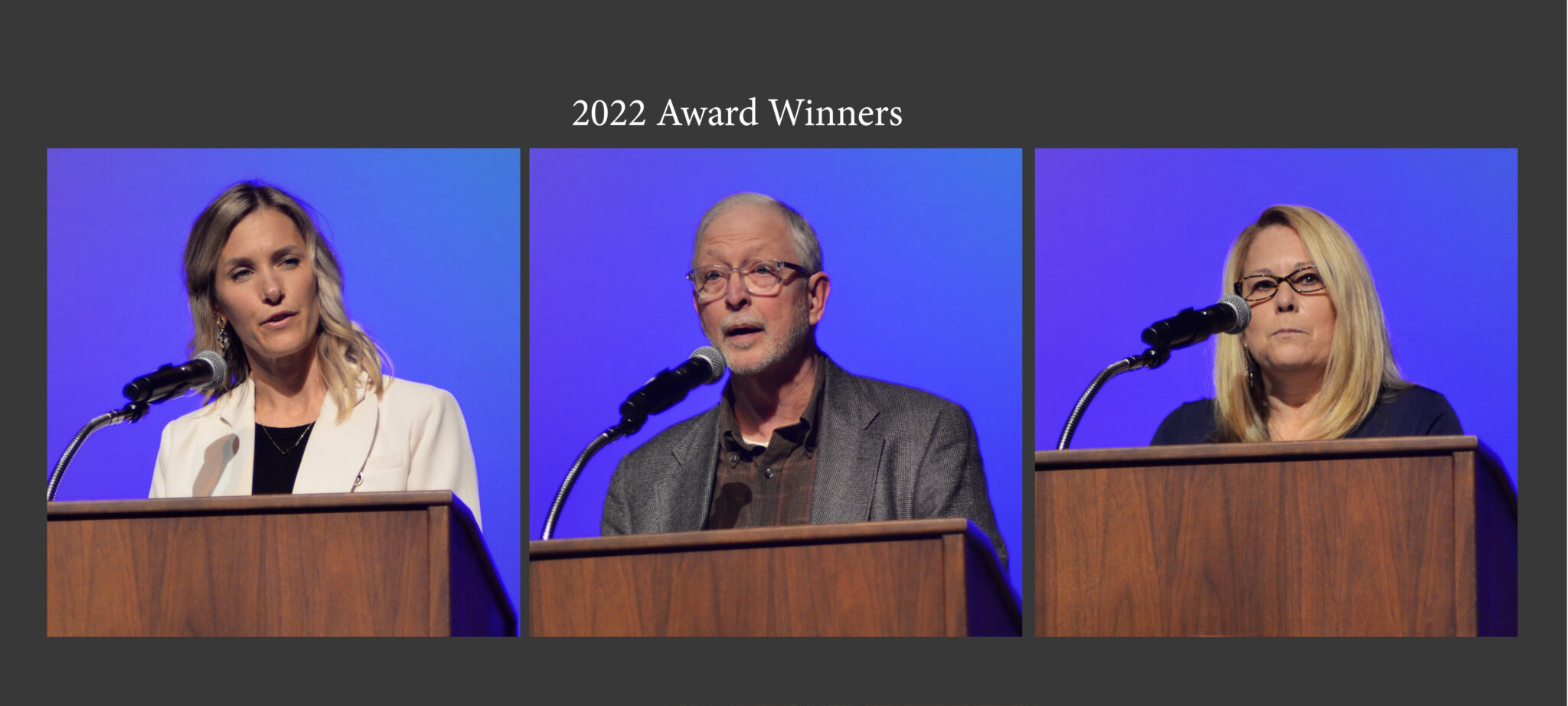 Photos of last year's Outstanding Employee and Educator Awards.