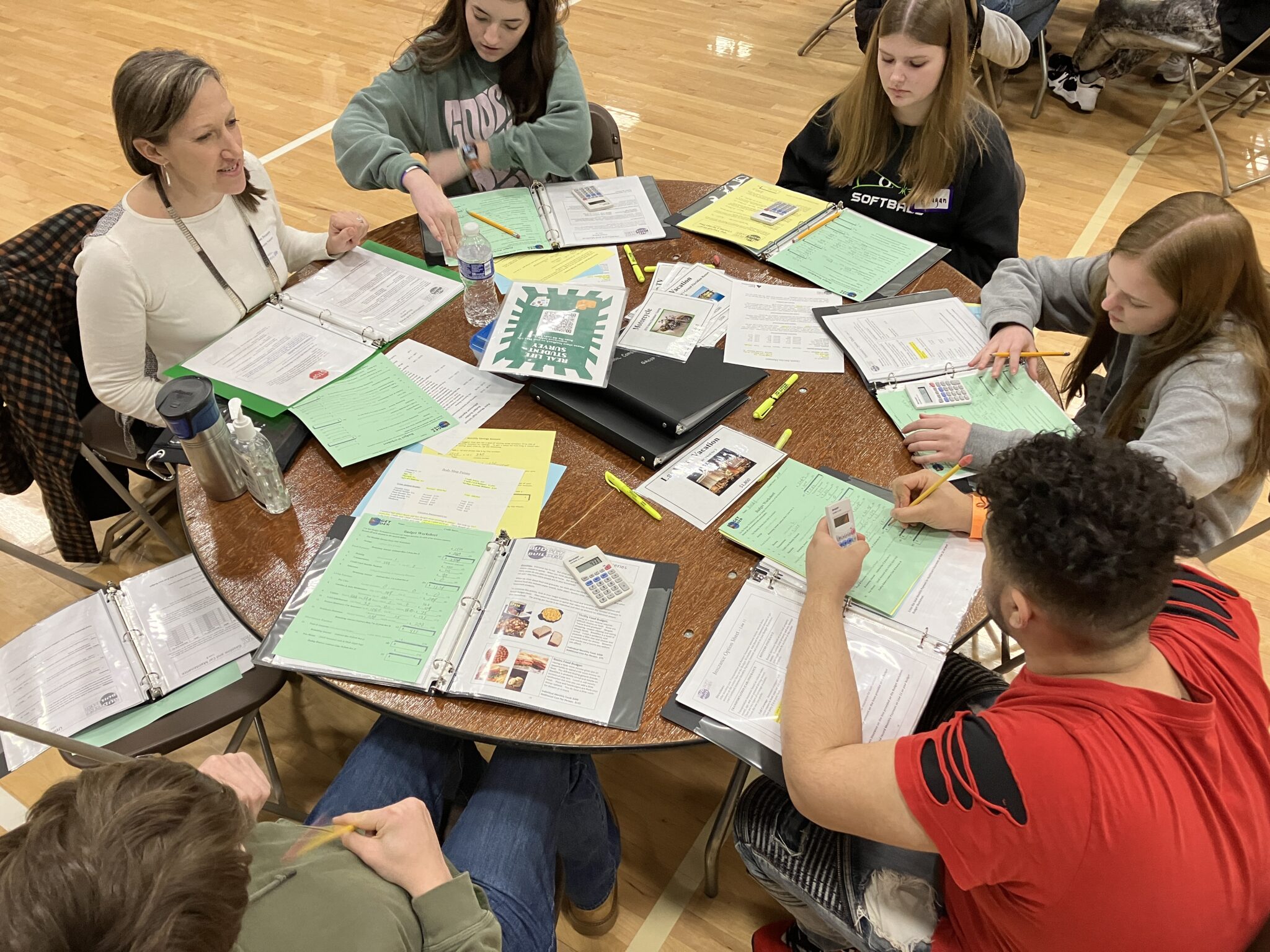 Photos of REAL Life activities in Penn Manor gym