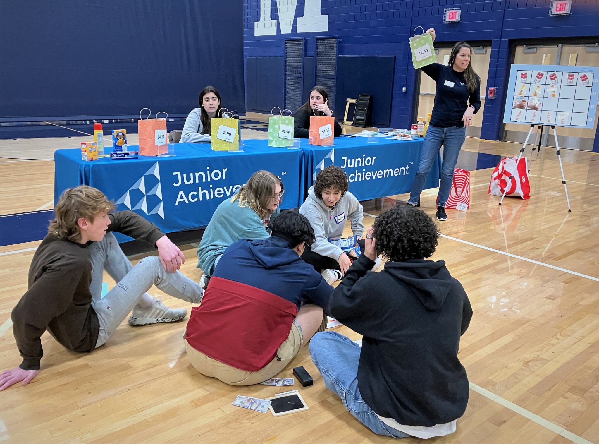 Photos of REAL Life activities in Penn Manor gym