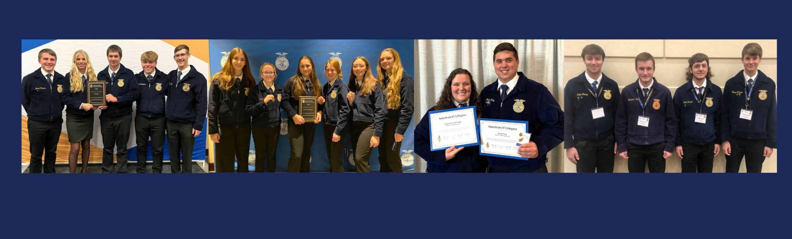 Mineral Point School District  Silver Emblems Earned at National FFA  Convention