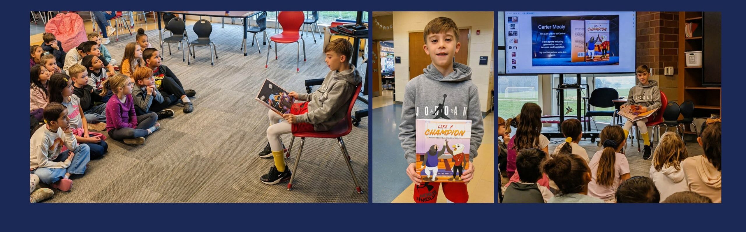 Central Manor third-grader co-writes book about building confidence