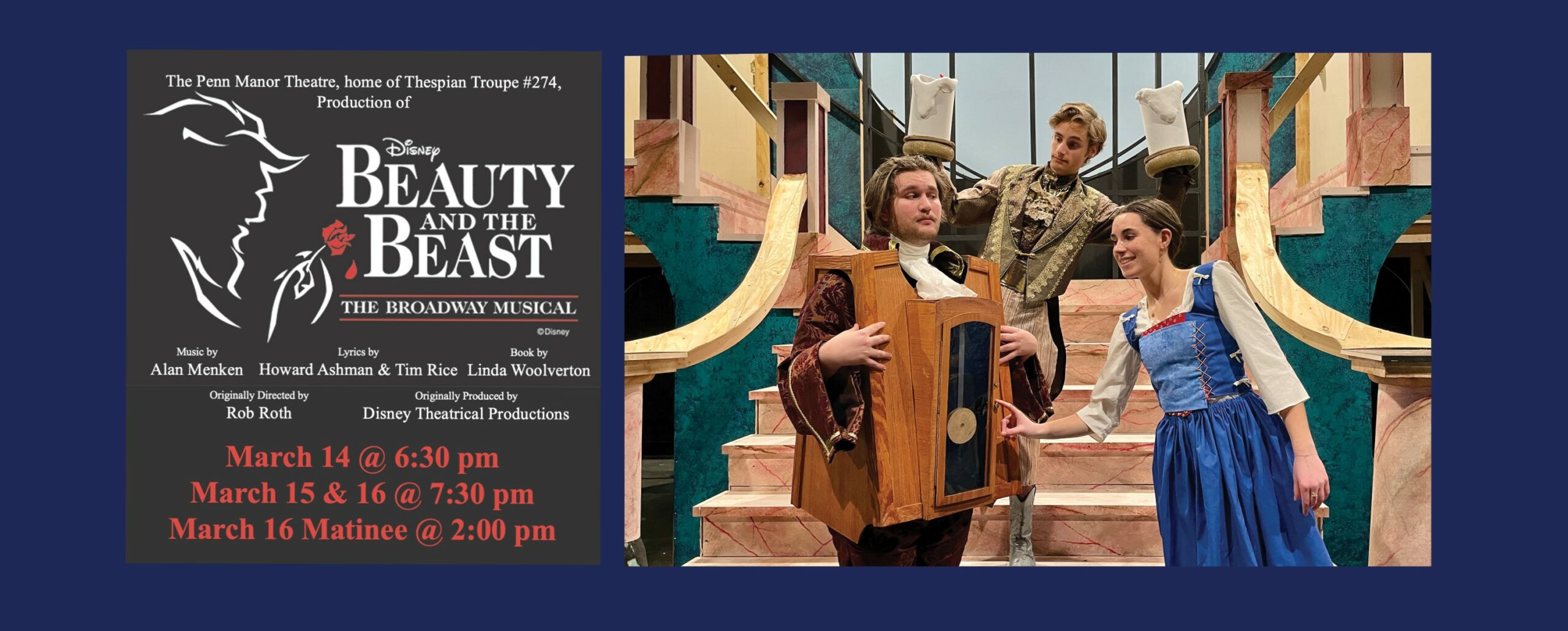 PMHS to present ‘Beauty and the Beast’ March 14, 15 and 16