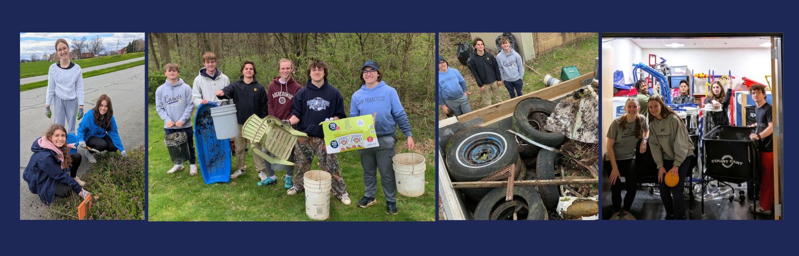 Students clean up Penn Manor community for Day of Caring