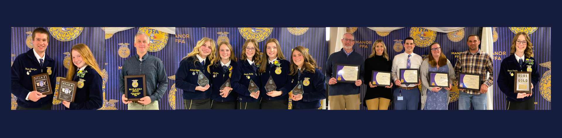 Manor FFA members and supporters earn awards at annual banquet