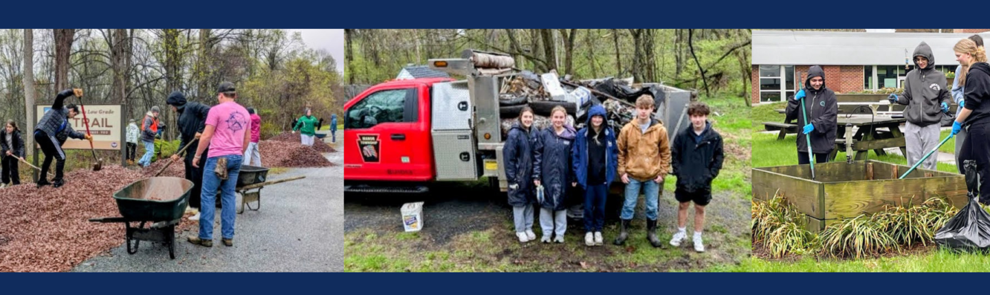 Students clean park, schools for Day of Caring