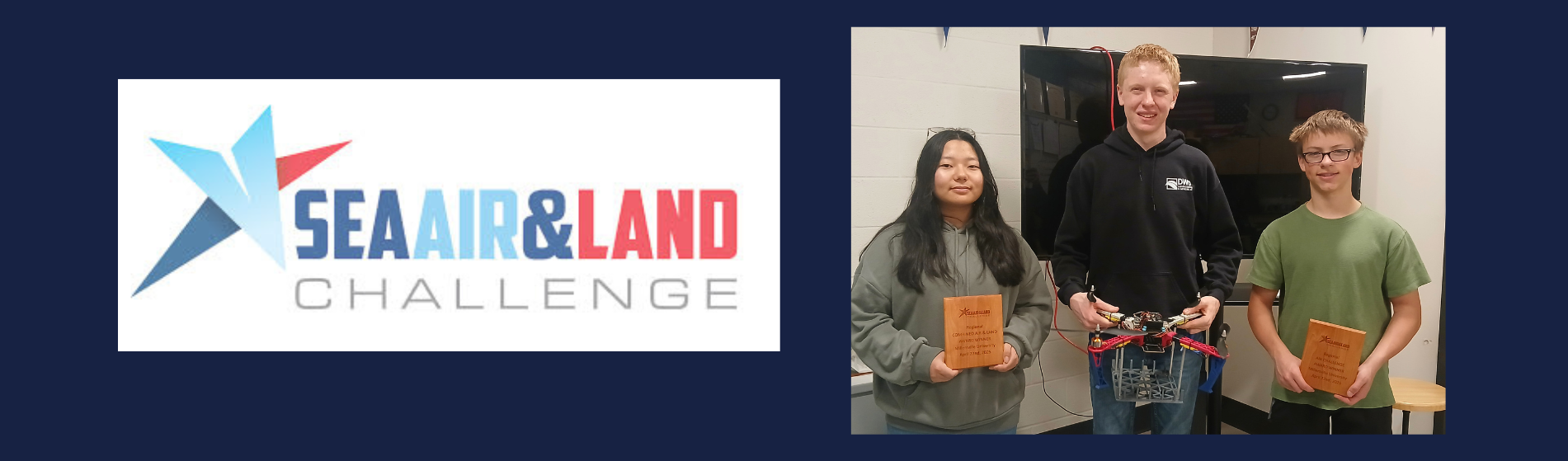 Students earn top finishes in Sea Air & Land robotics competition
