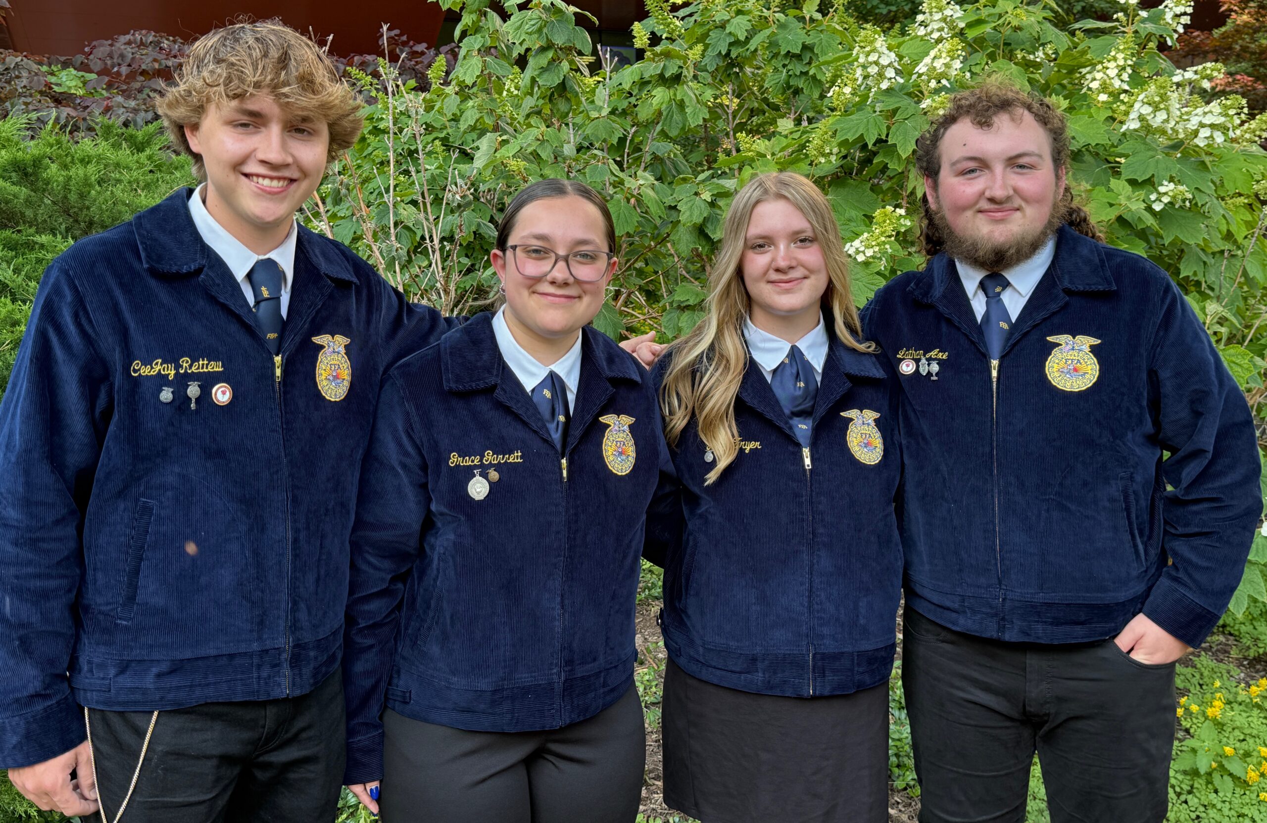 Four Forestry CDE Team members.