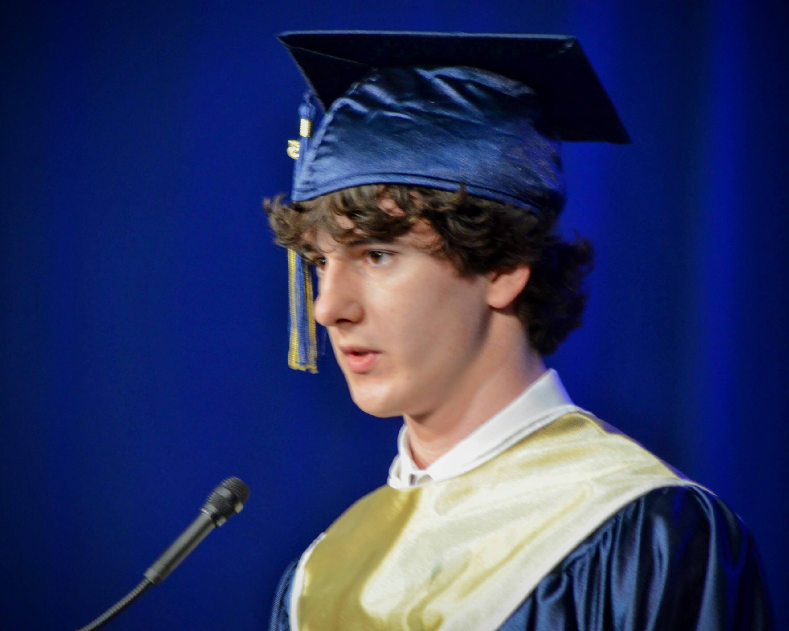 Graduation speaker Tyler Hudson