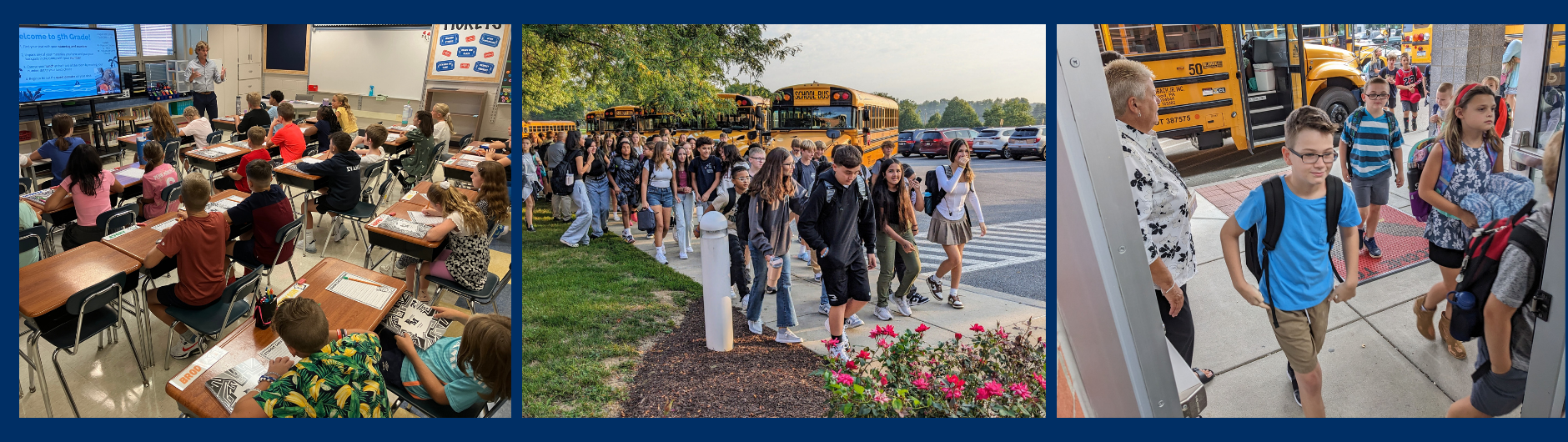 First day of school reminder.