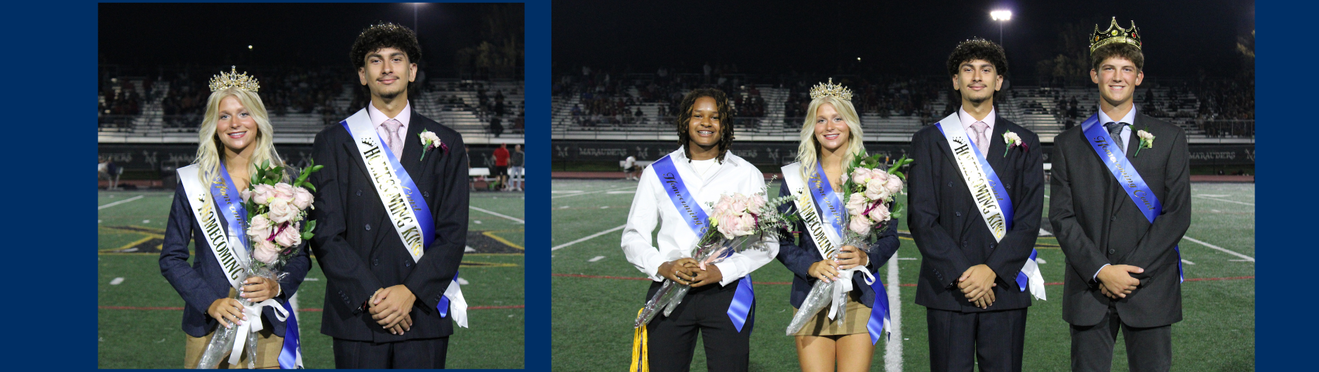 Homecoming King and Queen crowned at halftime