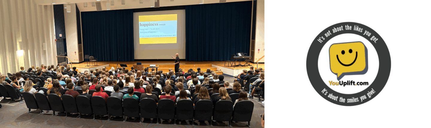 Reavis shares the power of kindness with middle school students