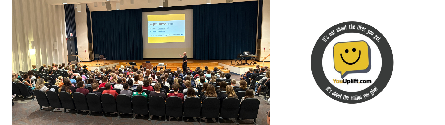 Reavis shares the power of kindness with middle school students