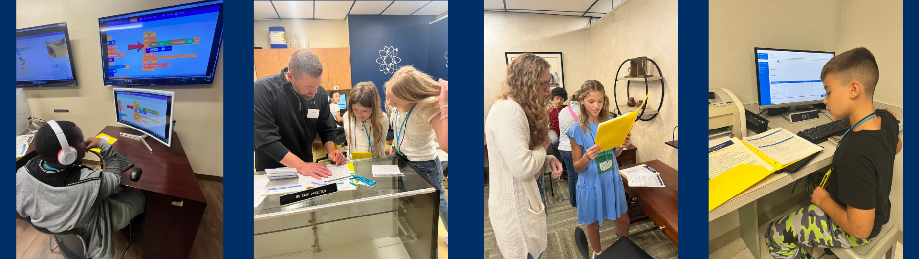 Fifth graders attend Junior Achievement BizTown