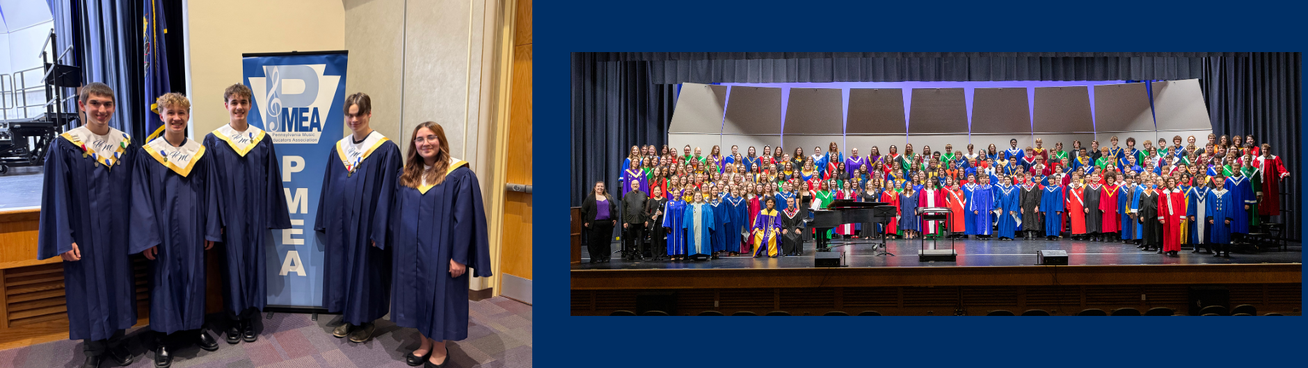 Five represent PM in District 7 Choral Festival