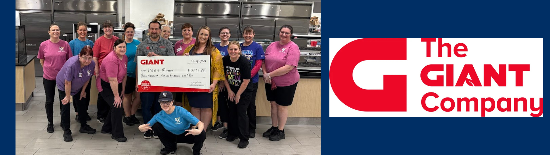 Penn Manor food service programs receive donation from Giant