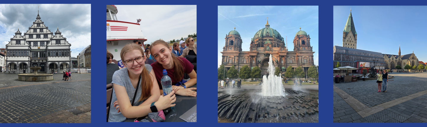 Two gold medal exam recipients travel to Germany