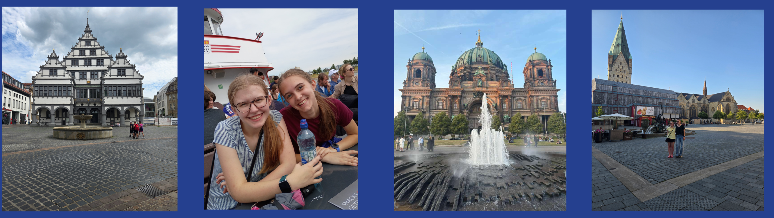 Two gold medal exam recipients travel to Germany