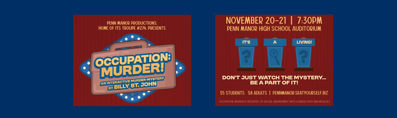 Penn Manor Productions to present fall play Nov. 20 and 21